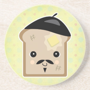 cute french toast coaster
