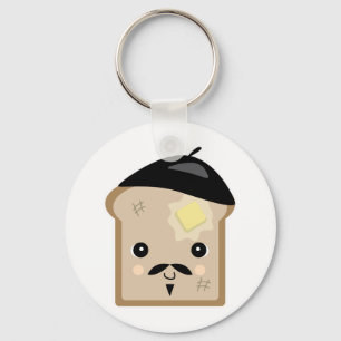 cute french toast key ring