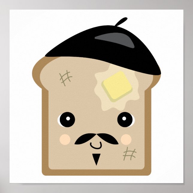 cute french toast poster (Front)