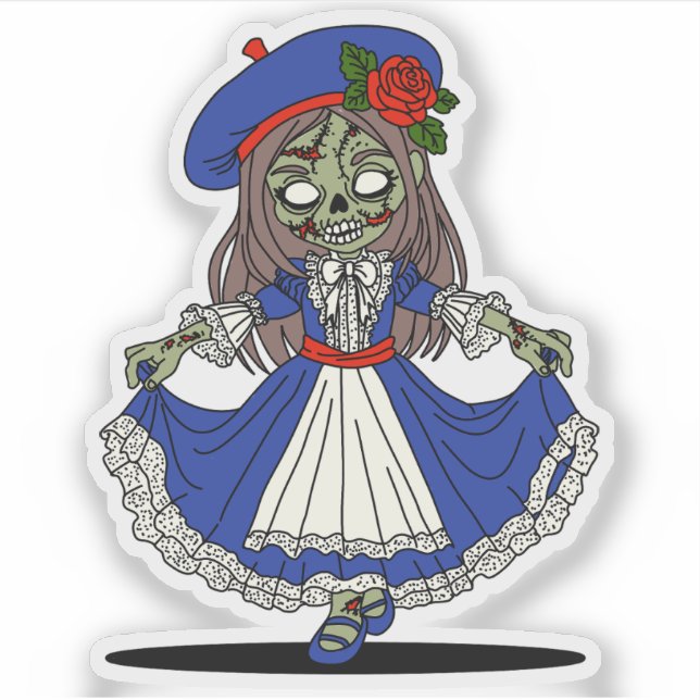 Cute French Zombie (Front)
