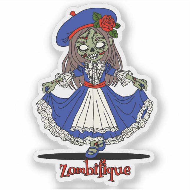 Cute French Zombie (Front)
