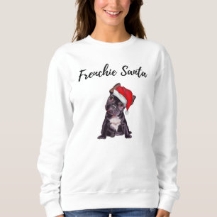 Cute Frenchie Santa dog Sweatshirt