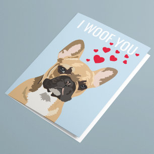 Cute Frenchie Valentines Day Card
