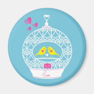 Cute Fridge Magnet - Birdcage Design