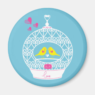 Cute Fridge Magnet - Birdcage Design