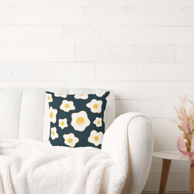 Cute Fried Eggs Flower Pattern Cushion (Couch)