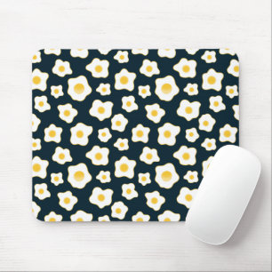Cute Fried Eggs Flower Pattern Mouse Mat