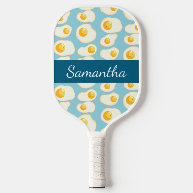 Cute Fried eggs Pickleball Paddle (Front)