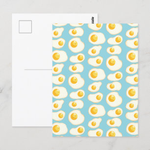 Cute Fried eggs Postcard