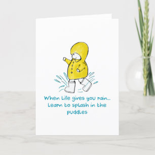 Cute friend greetings card encouragement doodle