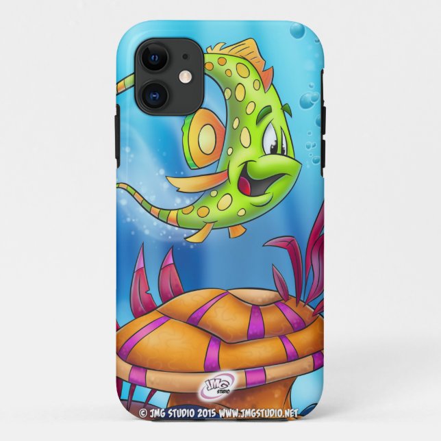 cute FriendFish iPhone 5 case (Back)