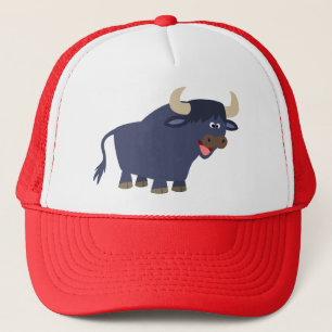 Cute Friendly Cartoon Bull Hat