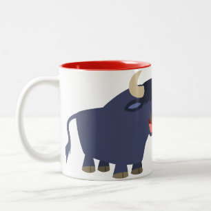 Cute Friendly Cartoon Bull Mug