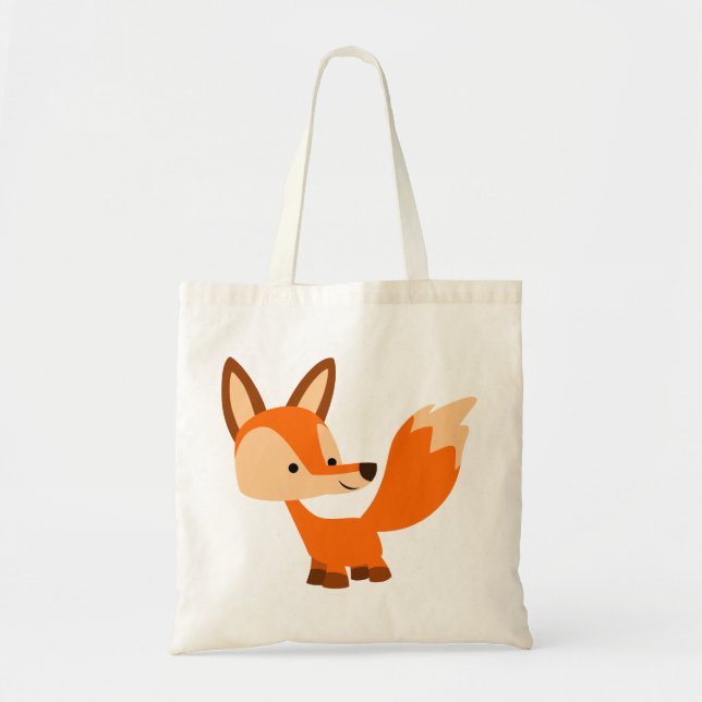 Cute Friendly Cartoon Fox Bag (Front)
