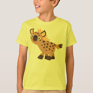 Cute Friendly Cartoon Hyena Children T-Shirt