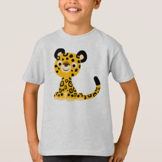 Cute Friendly Cartoon Jaguar Children T-Shirt