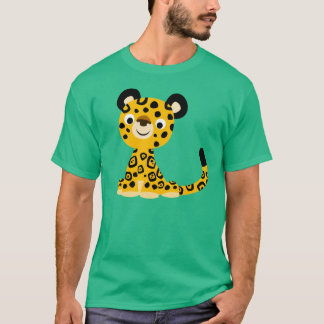 Cute Friendly Cartoon Jaguar T-Shirt