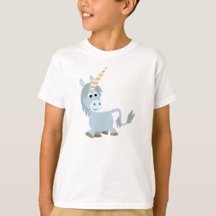 Cute Friendly Cartoon Unicorn Children T-Shirt
