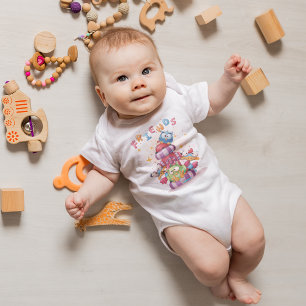 Cute friends bird baby bodysuit