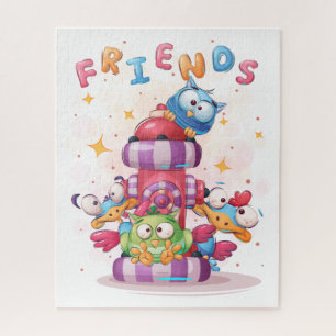 Cute Friends Bird Jigsaw Puzzle