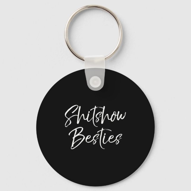 Cute Friends For Women Funny Show Ies  Key Ring (Front)