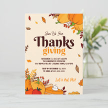 Cute Friendsgiving Thanksgiving Personalised