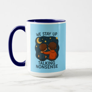 Cute Friendship Night Sky Combo Mug