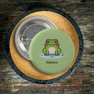 Cute Frog 3 Cm Round Badge