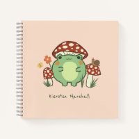 Cute Frog and Mushrooms Cartoon | Name