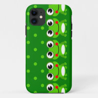 Cute Frog and Polka Dot iPhone Cases