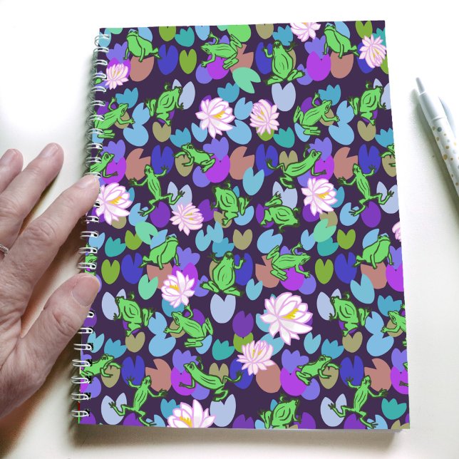 Cute frog art froggy aesthetic journal  (Creator Uploaded)