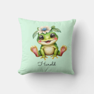 Cute Frog Baby Nursery Cushion