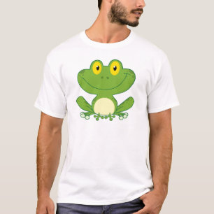 Cute Frog Cartoon Character T-Shirt