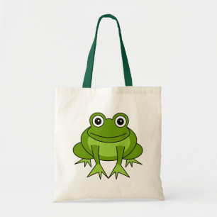 Cute Frog Cartoon - Prince in Training Tote Bag