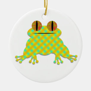 Cute Frog Ceramic Tree Decoration