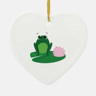 Cute Frog Ceramic Tree Decoration