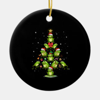 Cute Frog Christmas Tree Gift Decor Xmas Tree Ceramic Tree Decoration