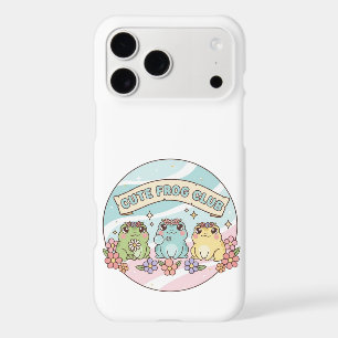 Cute Frog Club – Kawaii Pastel Frogs Floral Cute A