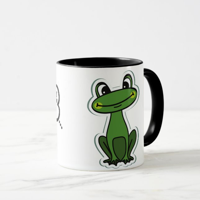 cute Frog Coffee Mug (Front Right)