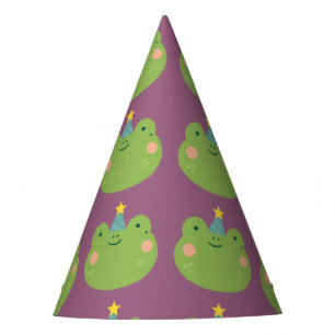 Cute Frog colourful Party Hat