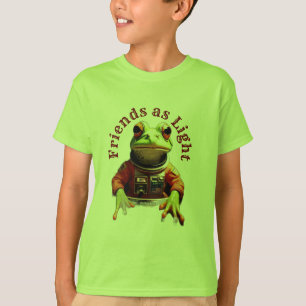 Cute Frog Commander in Space Shuttle T-Shirt