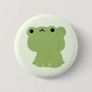 Cute Frog Couple 6 Cm Round Badge