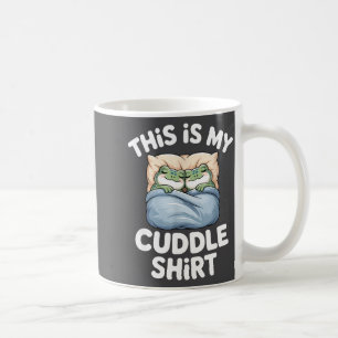 Cute Frog Cozy This Is My Cuddle Coffee Mug