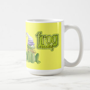 Cute Frog Crossing Mug