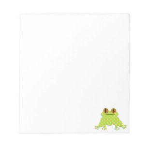Cute Frog Custom Notepad
