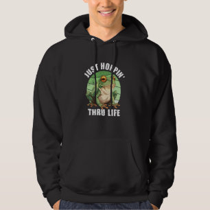 Cute Frog Design For Toad Lover Hoodie