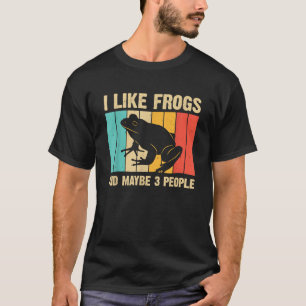 Cute Frog Design For Toad Lover Men Women T-Shirt