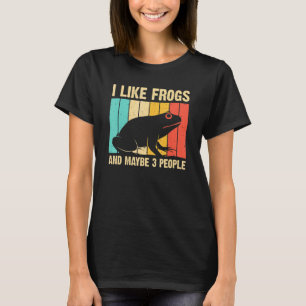 Cute Frog Design For Toad  Men Women Amphibian Ani T-Shirt