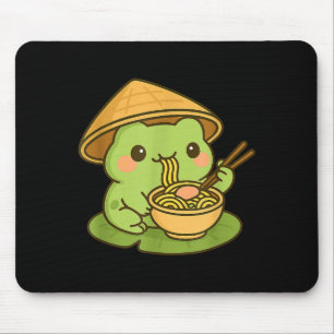 Cute Frog Eating Ramen Anime Japanese Men Women Ki Mouse Mat