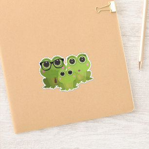 Cute Frog Family